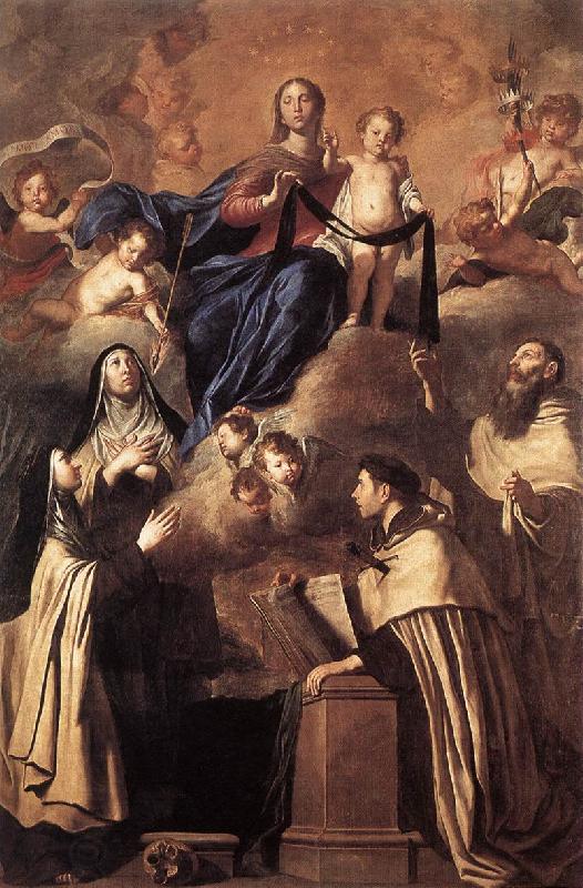 NOVELLI, Pietro Our Lady of Mount Carmel af oil painting picture